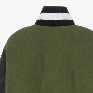 Veste universitaire pour homme de qualité supérieure avec logo personnalisé, col montant, tissu en toile pour l'hiver, séchage rapide, respirante, avec OEM - Product Image 2