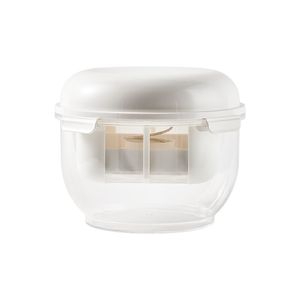 Máquina para Hacer Yogur Griego Transparente de Calidad Profesional - Pistón con Resorte Extraíble y Diseño Dividido para una Separación Cremosa del Suero - Product Image 1