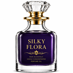 Huile de parfum concentrée Silky Flora de haute qualité, 100 grammes, parfum longue durée pour un usage quotidien et la fabrication de parfums - Product Image 1