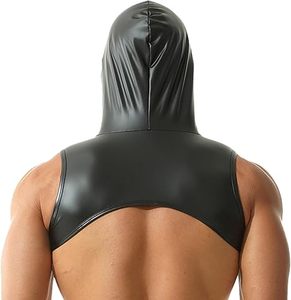 Chaleco de Cuero Sintético para Hombre, Camiseta sin Mangas Informal, Camiseta de Cuero para Hombre para el Verano, Ropa de Gimnasio con Función de Secado Rápido - Product Image 2