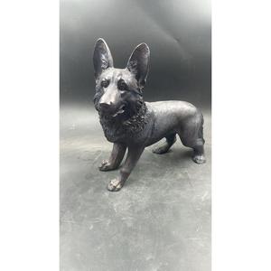 Statue de chien décorative en bronze, accessoires pour la maison, figurine d'animal personnalisée pour jardin et ferme - Product Image 5
