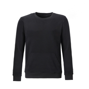Sweat-shirt personnalisé en chenille noire d'hiver, imprimé délavé à l'acide, à manches longues, avec poche kangourou, lettres grecques, pour femmes - Product Image 1