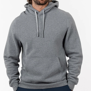 Sweat-shirts à capuche pour hommes en coton biologique, sweat-shirt personnalisé avec capuche, pull-over pour hommes, streetwear, vente en gros, sweat-shirt écologique - Product Image 3