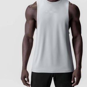 Custom Wholesale Men Tank Top OEM Manufacturer Private Label Gym <b>Vest</b> Bulk Production 160GSM Lightweight Cotton Fabric - Product Image 5