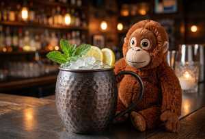 Pure <b>Copper</b> Dark Hammered Mug | 100% <b>Copper</b> Moscow Mule Mug | Handcrafted Ayurvedic <b>Cup</b> | Cocktail & Home Bar Drinkware - Product Image 4