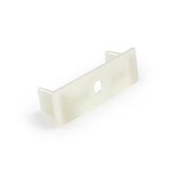 Attaches-câbles en plastique Essentra Natural UL94 V2 Nylon 6/6 à fixation par vis, attaches-câbles plats FCRC