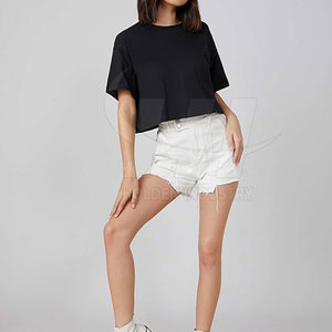 Camiseta Corta para Mujer, Cómoda, Suave, Transpirable, Informal, Ligera, Moderna y Elegante - Product Image 5