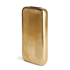 Modern Brass Tabletop <b>Vase</b> Minimalist Design Handmade Decorative Piece For Home Decor - Product Image 5