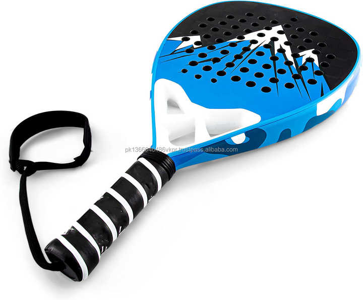 Custom Grip Fiberglass Tennis Paddle for Kids 3K 8K Drop Carbon Beach Racquet Racket EVA Sports Carbon Fiber Face Material