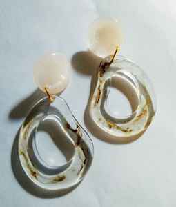 Pendientes de Madera de Diseño Moderno y a la Moda, Pendientes de Cuentas Hechos a Mano, Joyería Artesanal Única - Product Image 6