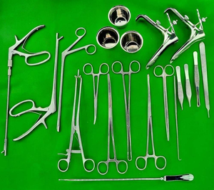 Juego de Instrumentos Quirúrgicos para Colposcopia Ginecológica, Acero Inoxidable, Reutilizables, Autoclavables, Kit de Instrumentos Médicos para Hospital - Product Image 3