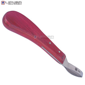 Couteau à ongles LIPUMA EDGELINE pour soins des sabots de chevaux, lame en acier inoxydable J2, manche en fibre, 20 cm, tranchant et durable - Product Image 5