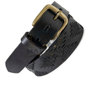 Cinturón de Polo Moderno de Cuero para Montar a Caballo, Material Duradero, Ajuste Cómodo, Cierre Ajustable - Product Image 1