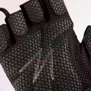 Gants de musculation en cuir à demi-doigts avec logo personnalisé pour hommes - Respirants et antidérapants pour la salle de sport - Product Image 2