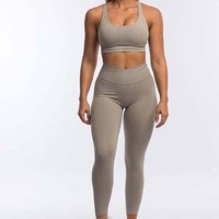 Soutien-gorge de sport pour femmes, soutien élevé, respirant, séchage rapide, idéal pour la gym, le yoga, la course à pied et le fitness