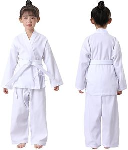 Uniforme de karaté pour enfants et adultes, léger, avec ceinture blanche, uniforme d'arts martiaux pour étudiants, uniformes légers pour enfants - Product Image 1