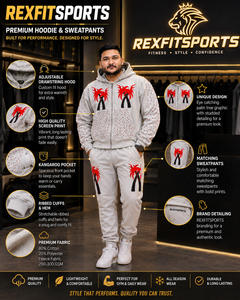 Custom <b>Men</b> <b>Zip</b> <b>Up</b> Hoodie Set Streetwear Tracksuit <b>Fleece</b> Sweatpants Matching Hoodie Set Casual Sportswear Manufacturer - Product Image 6