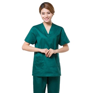 Nouvelle tenue de travail pour le personnel médical, légère, réglable, à manches courtes, confortable, durable, facile à laver, pratique, uniforme d'hôpital - Product Image 1