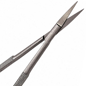 Microtijeras Castroviejo Rectas, Instrumento Quirúrgico Oftálmico y Dental de Acero Inoxidable, Herramienta Manual de Precisión para Microcirugía - Product Image 2