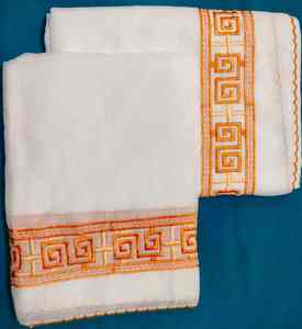 Hot Selling Best Quality Combed Plain African Emma Sudanese Arabia Scarf Designer Turban Embroidered Woven Dress Anti-Pill - Product Image 5