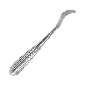 Elevador periostal Crego 8 con mango totalmente curvado, hoja de 7 mm, acero inoxidable alemán de primera calidad, instrumento quirúrgico manual, CE - Product Image 5