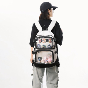 Wholesale Nylon <b>Student</b> <b>Backpack</b> with Air Cushion Belt Ergonomic Design Zipper Closure Lightweight Durable School Bag - Product Image 6