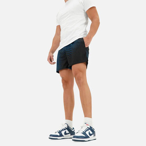 กางเกงขาสั้นเอวสูงผ้าตาข่ายสำหรับผู้ชาย แบบสั่งทำพิเศษ ขนาด 5-7 นิ้ว แห้งเร็ว ระบายอากาศได้ดี ผลิตจากโพลีเอสเตอร์/คอตตอน เหมาะสำหรับใส่ลำลอง ออกกำลังกาย เล่นเบสบอล และฟิตเนส - Product Image 6