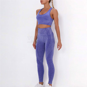 Premium Solid <b>Yoga</b> <b>Set</b> with Front Logo Trendy Fitness Leggings and Matching Sports Bra for Gym <b>Yoga</b> Running and Training - Product Image 4