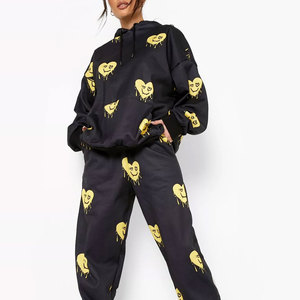 Elegant Women Hooded Solid Casual Tracksuit Two Piece <b>Set</b> with Long Sleeve Top Pants for Travel or Fitness Time Maanify Custom - Product Image 4