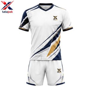 Wholesale Supply <b>Soccer</b> Jersey Set Short Breathable Moisture-Wicking Heat-Transfer Printing Polyester Fabric Sports Team - Product Image 1
