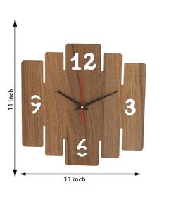 Natural Wooden <b>Clock</b> Low Price Stylish <b>Wall</b> <b>Clock</b> for Living Room <b>Bedroom</b> Office and Home Use By M/S SHAAD HANDICRAFTS - Product Image 5