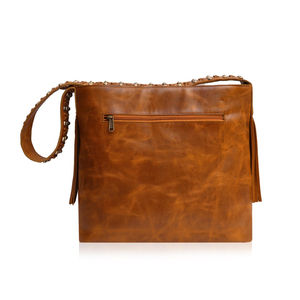 Nueva Llegada: Bolsos de Mano de Cuero con Pelo de Vaca Vintage para Mujer, Elegantes y Casuales, con Dos Correas, Cierre de Cremallera y Cadenas, Bolsos de Viaje - Product Image 4