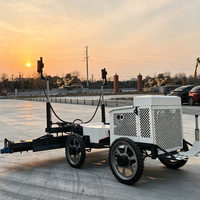 Machine à niveler le béton au laser de 2500 mm, robot de nivellement de sol avec fonction autonome pour les petits travaux