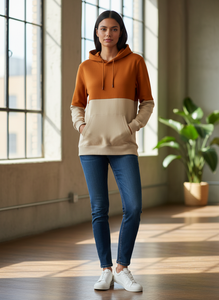 Sudadera Larga de Invierno Unisex Hecha en Pakistán, Diseño Vintage con Patrón de Puntos, Bolsillos, Poliéster/Algodón, Resistente al Viento, Ecológica, ODM - Product Image 6