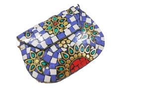 กระเป๋าคลัทช์โลหะลายแจ็คการ์ดทำมือสุดหรูสีสันตามสั่งสำหรับผู้หญิง - กระเป๋าถือสำหรับงานปาร์ตี้และงานแต่งงานที่มีสไตล์และสามารถปรับแต่งได้ - Product Image 5