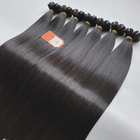 Extensions de cheveux 100 % naturels Remy bruts vietnamiens, double trame, lisses, vierges, non traités, toutes couleurs disponibles