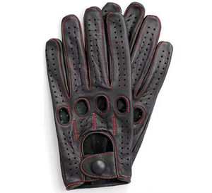 Factory Rate Comfortable and Breathable Newest Design Original Soft Leather Custom Driving <b>Gloves</b> - Product Image 2