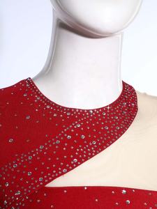 Traje de Gimnasia y Danza Personalizado para Mujer, Mono, Vestido de Danza para Patinaje Artístico, Baile Latino y Cha-Cha - Product Image 3