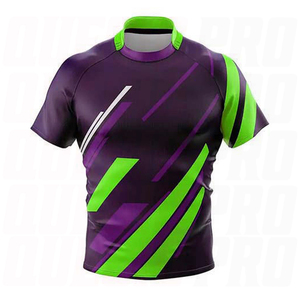 Maillot de rugby personnalisé 100 % polyester, respirant, pour équipe de football, avec logo d'équipe personnalisé, sublimation - Product Image 6