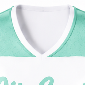 Maillot de cheerleading sans manches vert menthe sublimé, tenue de sport athlétique pour l'entraînement et la compétition - Product Image 5