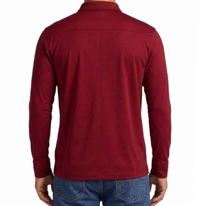 Short Sleeve men's polo <b>Shirt</b> 100% Cotton Casual Printed Anti-Wrinkle with Classic for <b>Collar</b> Three-Button Placket Hemmed Cuff - Product Image 3