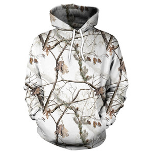 Sudadera con Capucha de Camuflaje para Hombre, Manga Larga, Estampada, Ropa de Caza, Otoño, Transpirable, Poliéster - Product Image 3