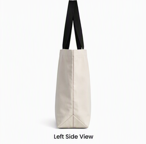 Sac fourre-tout en toile personnalisé avec logo, grand sac de shopping avec poignées et fermeture éclair pour usage quotidien, extérieur et vente au détail - Product Image 4