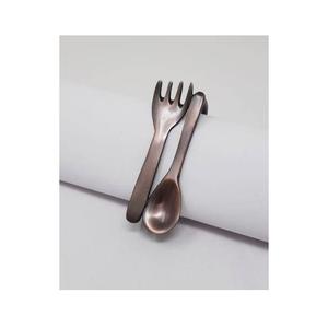 Anillos de Servilleta de Aluminio con Lazo Dorado Moderno, Ecológicos, Duraderos, Diseño de Cinta, para Bodas, Navidad, Decoración de Mesa de Lujo, Venta al Por Mayor - Product Image 2