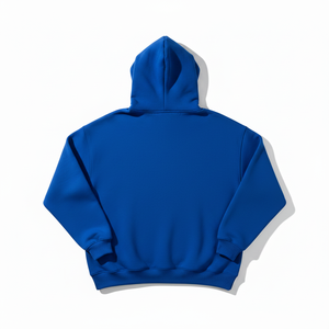 PRO ENTERPRISES Men's Winter Solid <b>Navy</b> Blue Hooded <b>Sweatshirt</b> Regular Fit 100% Cotton French Terry Pullover Casual Eco-Friendly - Product Image 4