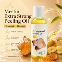 Huile Exfoliante Quotidienne Mestin au Curcuma et à la Banane pour une Peau Éclatante et Lisse – Soin Corporel et Facial – Vente en Gros Direct Usine