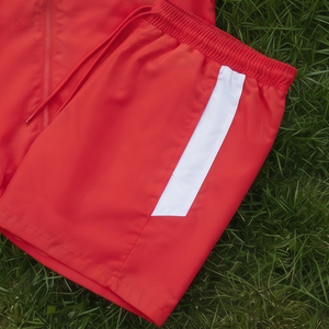 Custom Two-Piece Windbreaker Shorts Hoodie Set for Men Streetwear Rain Tracksuit Lightweight & Quick Dry <b>Wind</b> <b>Breaker</b> Suit - Product Image 3
