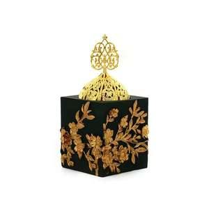 Quemador de incienso de resina de lujo, quemador de incienso árabe Oud, difusor de aroma decorativo, decoración islámica para el hogar, soporte para incienso - Product Image 4