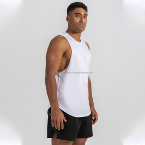 Vêtements de sport de haute qualité, débardeur de course personnalisé pour homme, vêtements de sport, coton, débardeurs pour homme grande taille avec logo personnalisé - Product Image 3