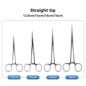 Pinzas Hemostáticas Quirúrgicas Manuales de Acero Inoxidable AMETRINE SURGICAL, Pinzas de Pesca con Puntas Curvas y Rectas, Modelo APC-36 - Product Image 5